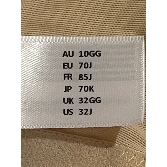 NWT Elomi Energise J-Hook Sports Bra Nude Size 32J - Picture 6 of 7